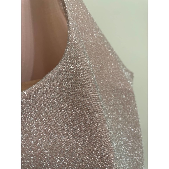 Womens Pink BodyCon Dress CBR Rose Silver Tank Dress Sz M NEW Fitted - Picture 10 of 10